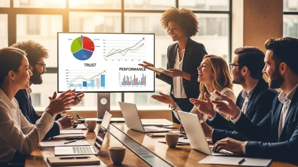 Mother and daughter sharing glowing heart lights connected by colorful energy strands.