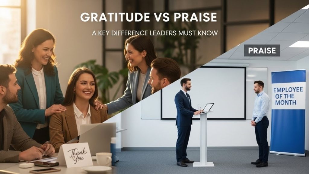 Gratitude vs Praise